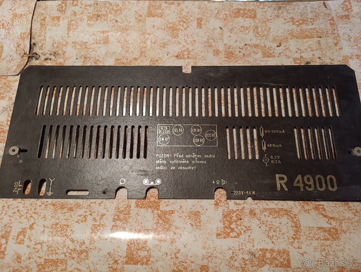 zadní kryty na historická radia - 12