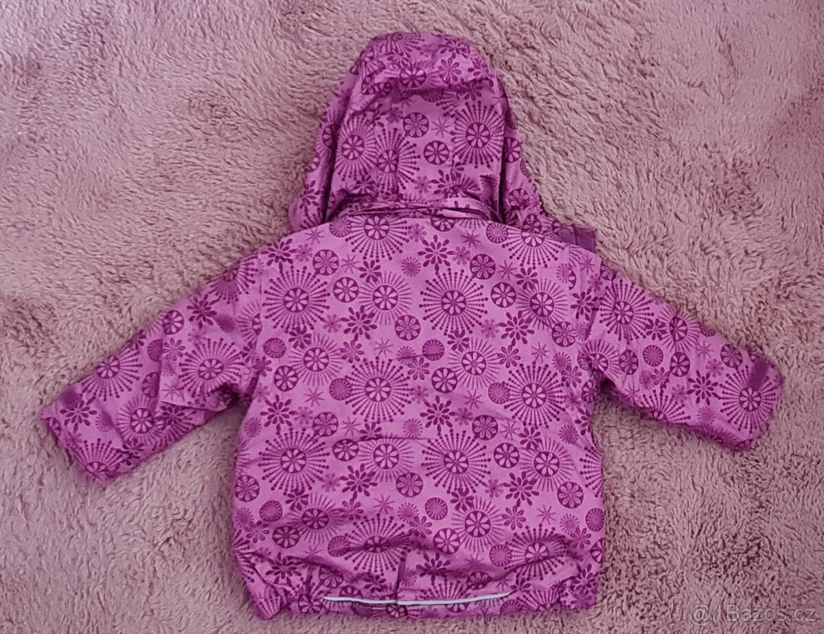 dívčí zimní kombinéza Tchibo vel. 86/92 + zdarma čepice - 12