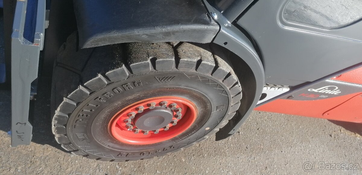 LINDE H30D-02 triplex boční posuv, volný zdvih - 12