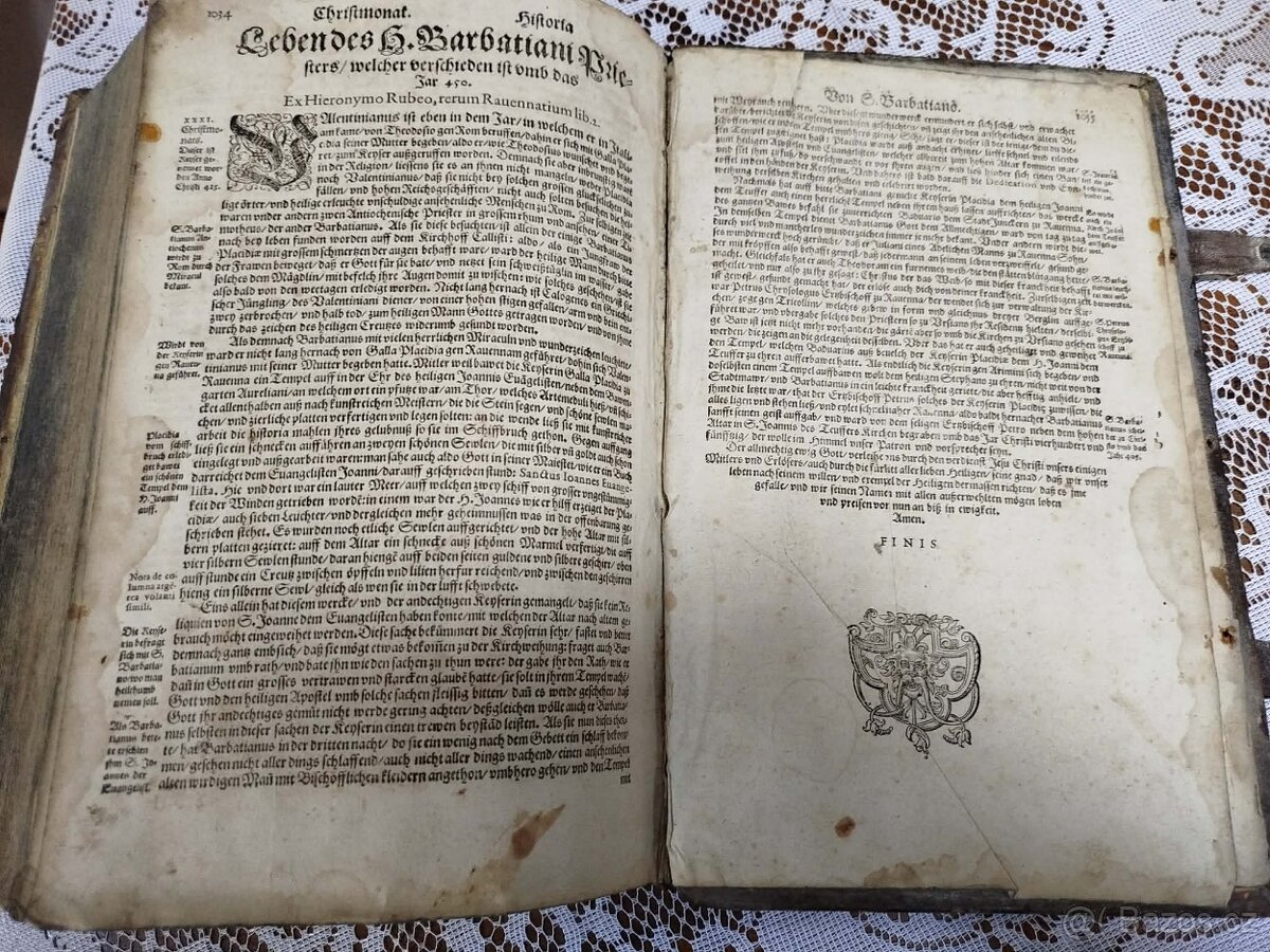 419 ROČNÁ KNIHA--autor--Laurentius Surius--rok vydania 1606- - 12