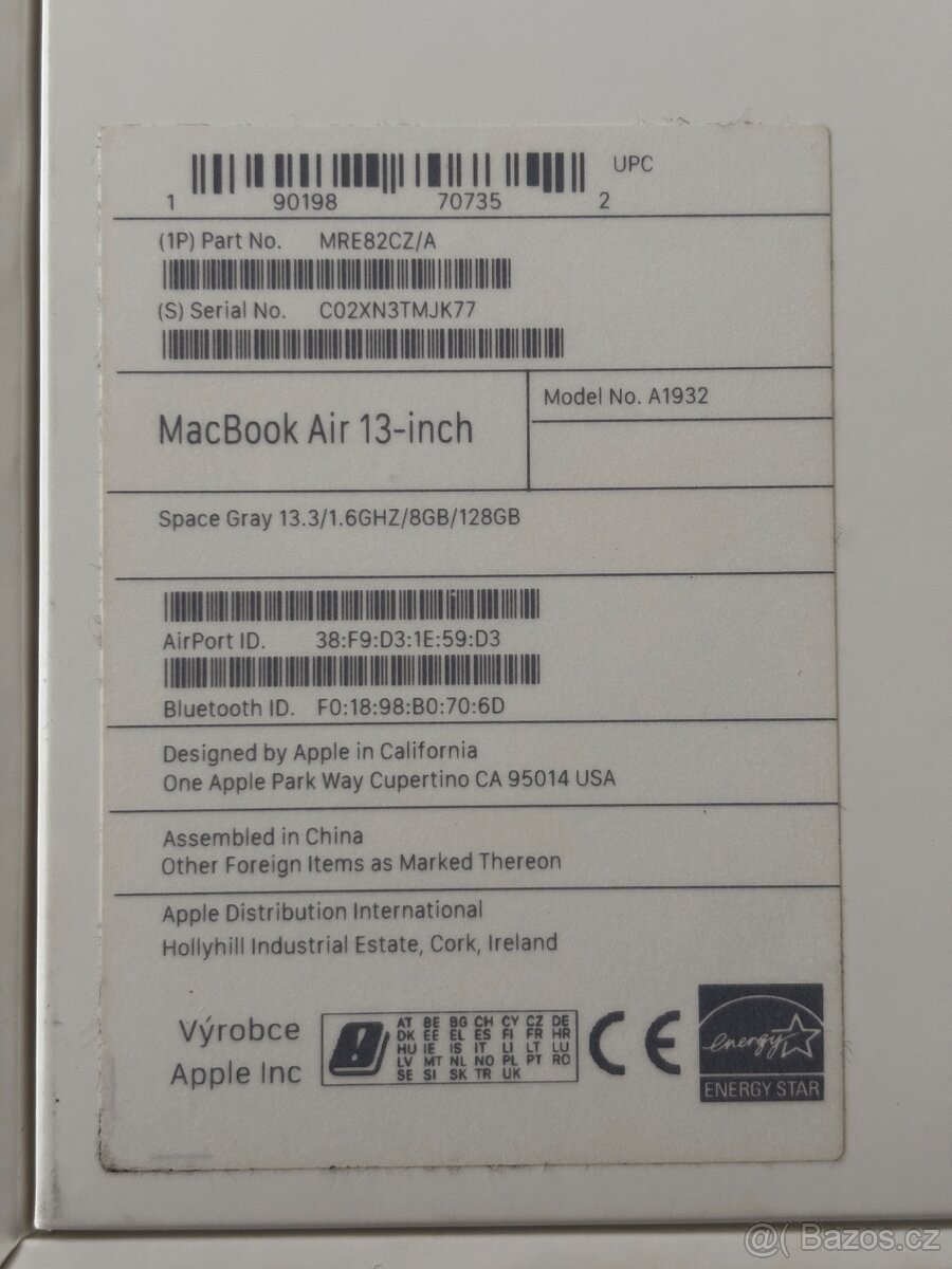 Apple MacBook Air 13 2018 - 12