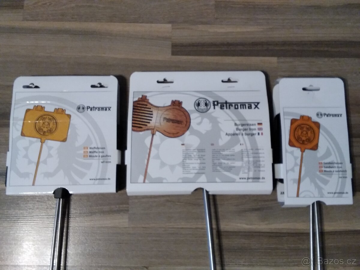 Sada litinových forem - ke grilování - Hamburgery, Sendviče - 12