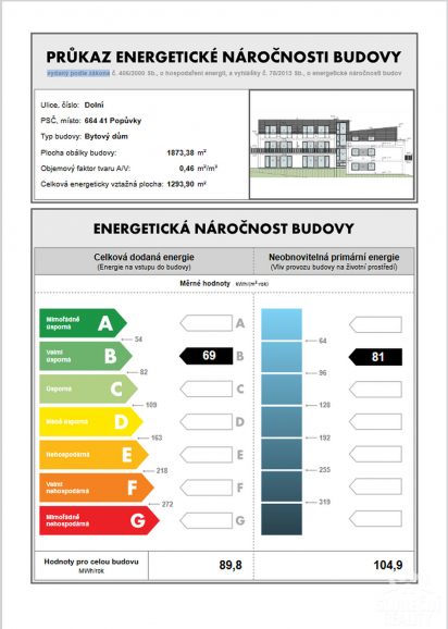 Pronájem bytu 1+kk, 32 m² v novostavbě s terasou, lokalita P - 12