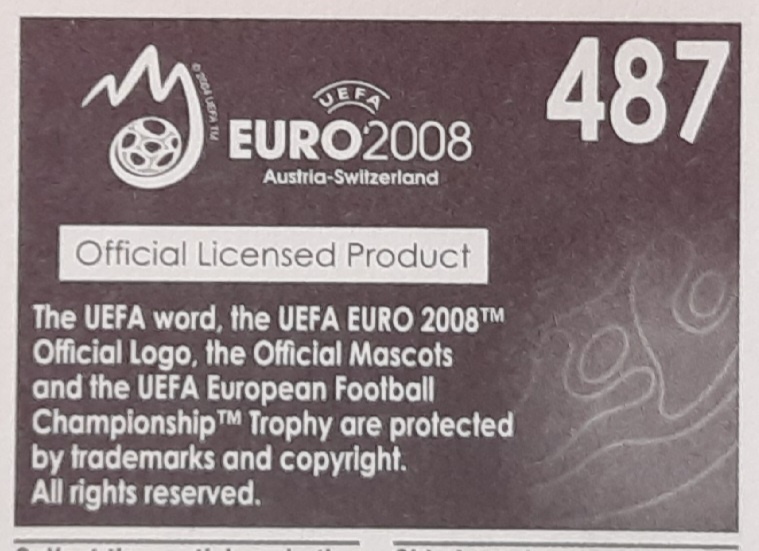 nálepky UEFA EURO 2008 Austria - Switzerland - 12