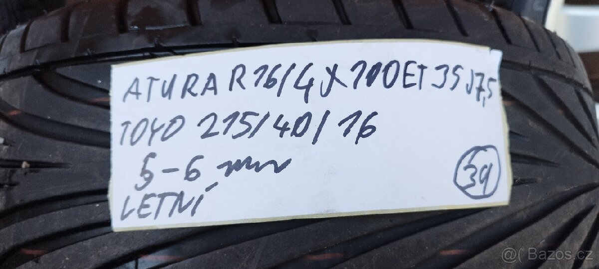ALU Kola Artura R16/4x100 - 12