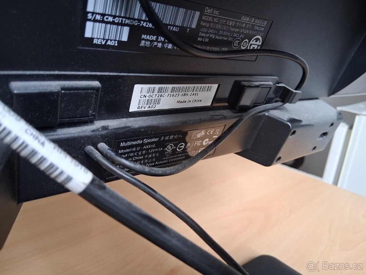 24" 1920x1080 DELL MONITOR P2412HB+REPRODUKTOR AX510 K PROD - 12