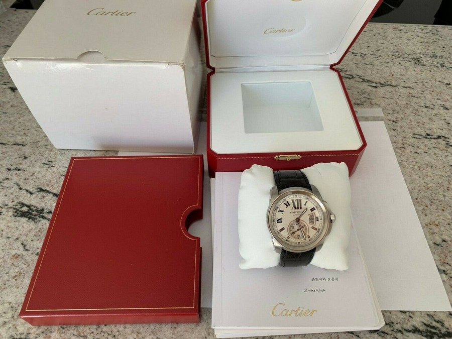 Pánské náramkové hodinky Cartier Calibre, velký model - 12