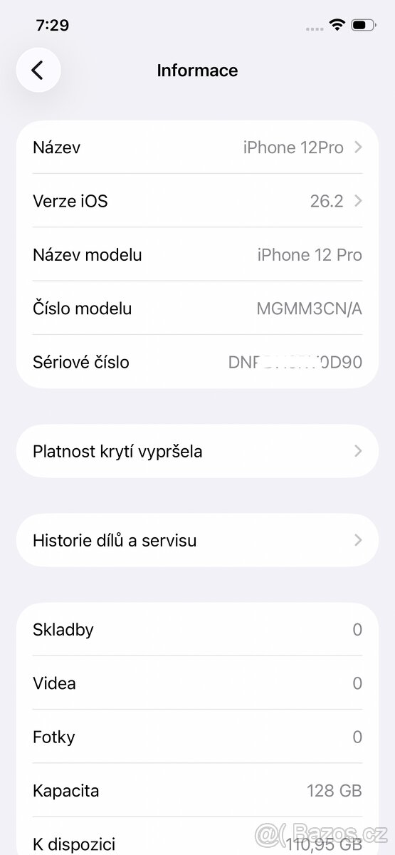 iPhone 12 Pro 128GB Gold - 12