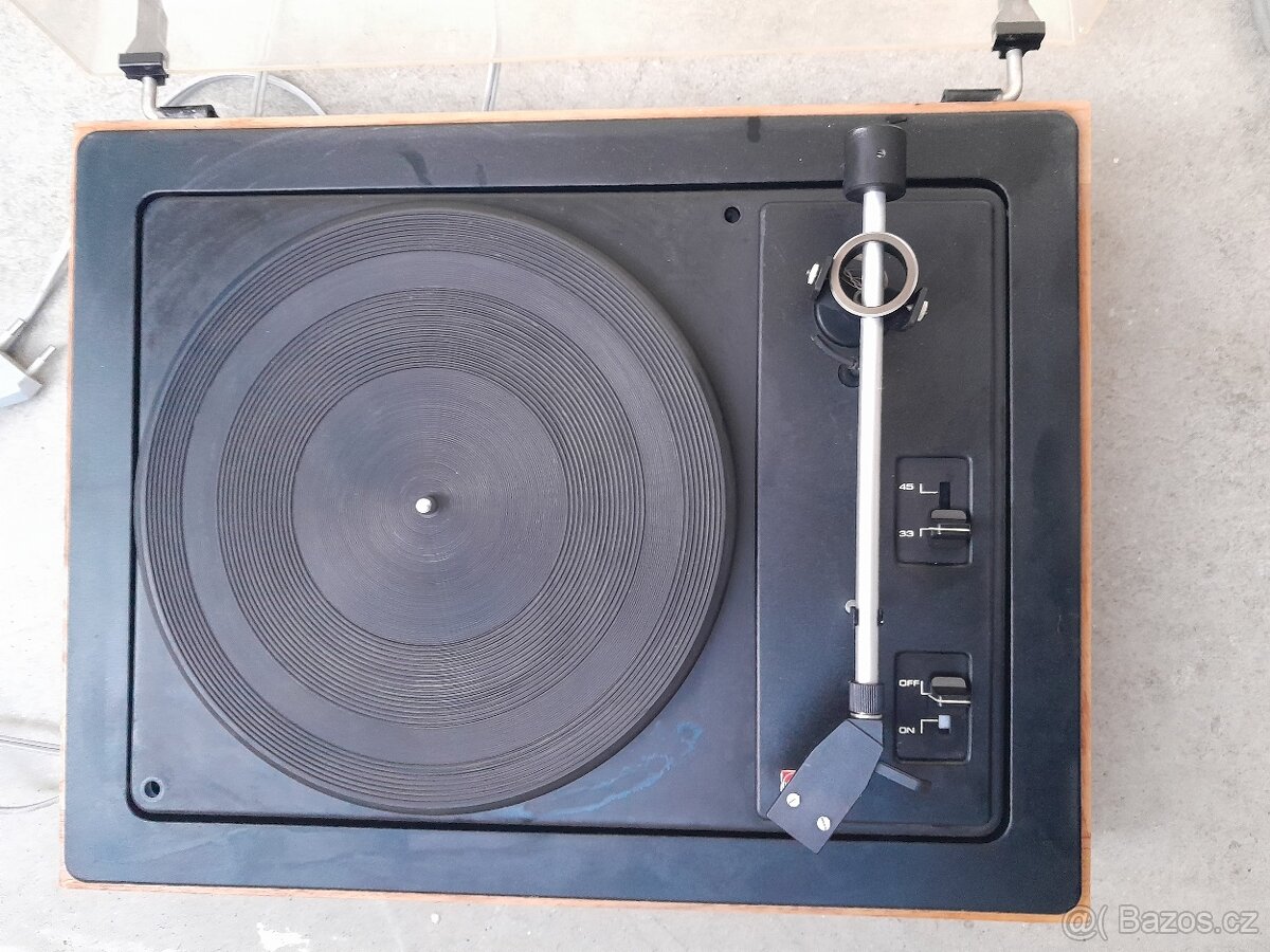 Starý starožitný gramofon Tesla Jihlava - 12