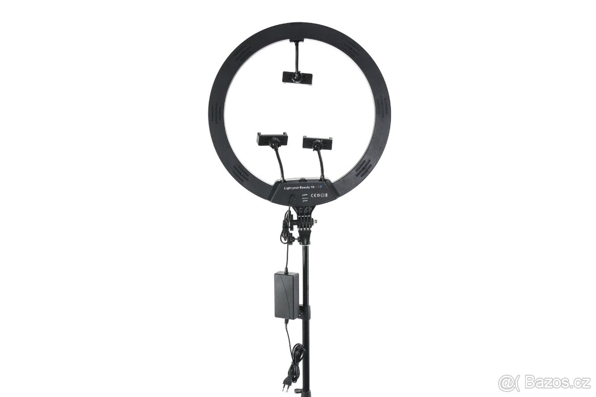 Profesionální RGB LED kruhové světlo 56 cm se stativem - 12