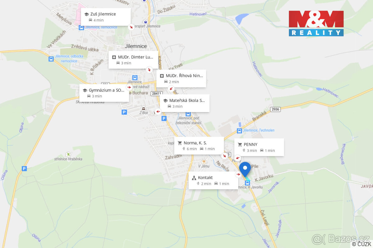 Prodej komerčního pozemku, 2704 m², Jilemnice - 12