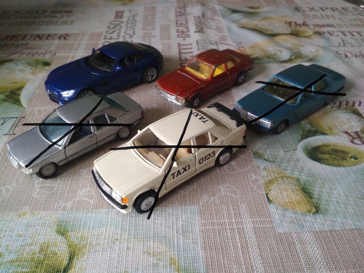 autíčka - modely Mercedes - 12