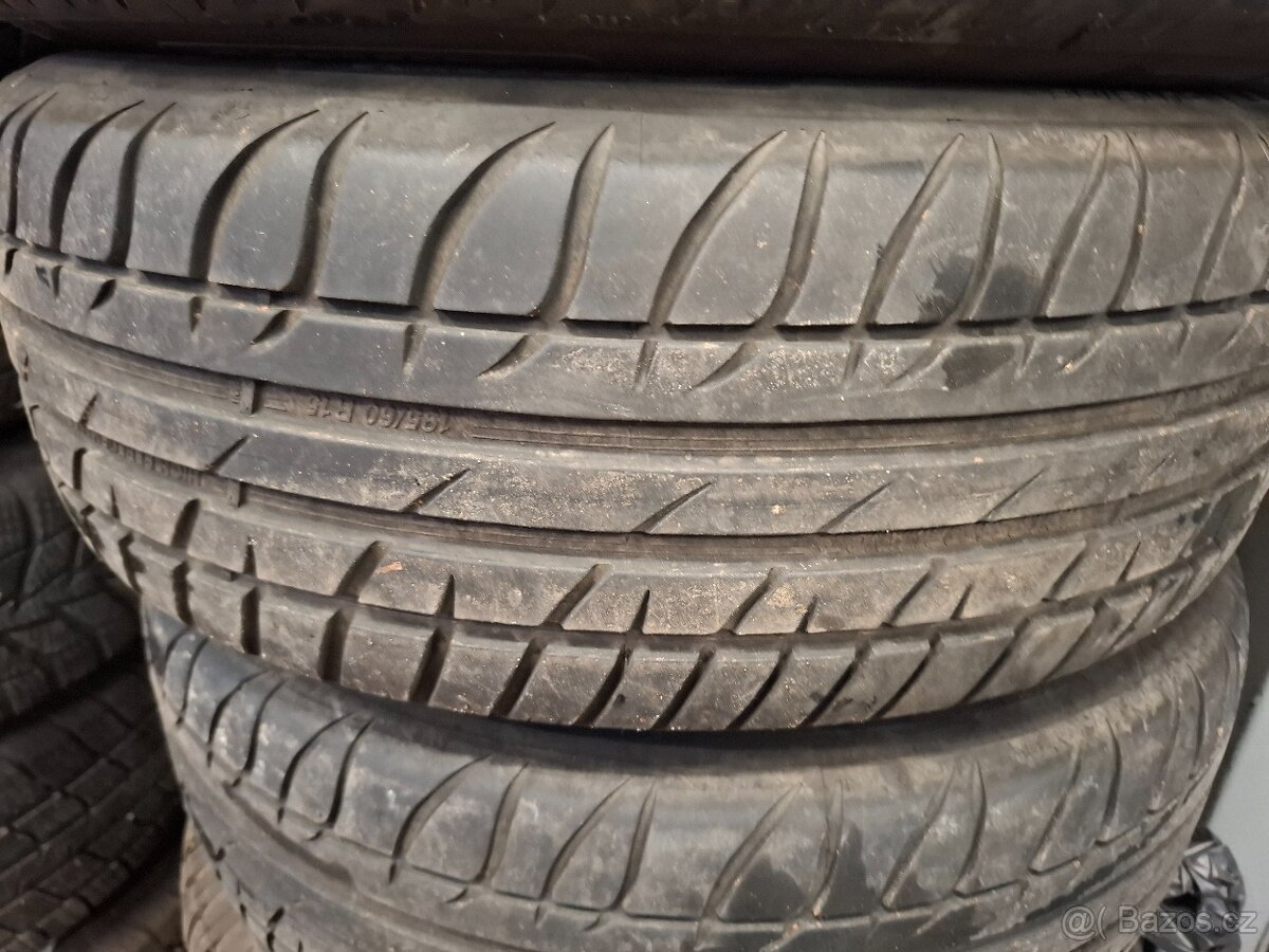 Prodám pěkné alu disky 4x108 195/60 R15, ET 52.5 - 12