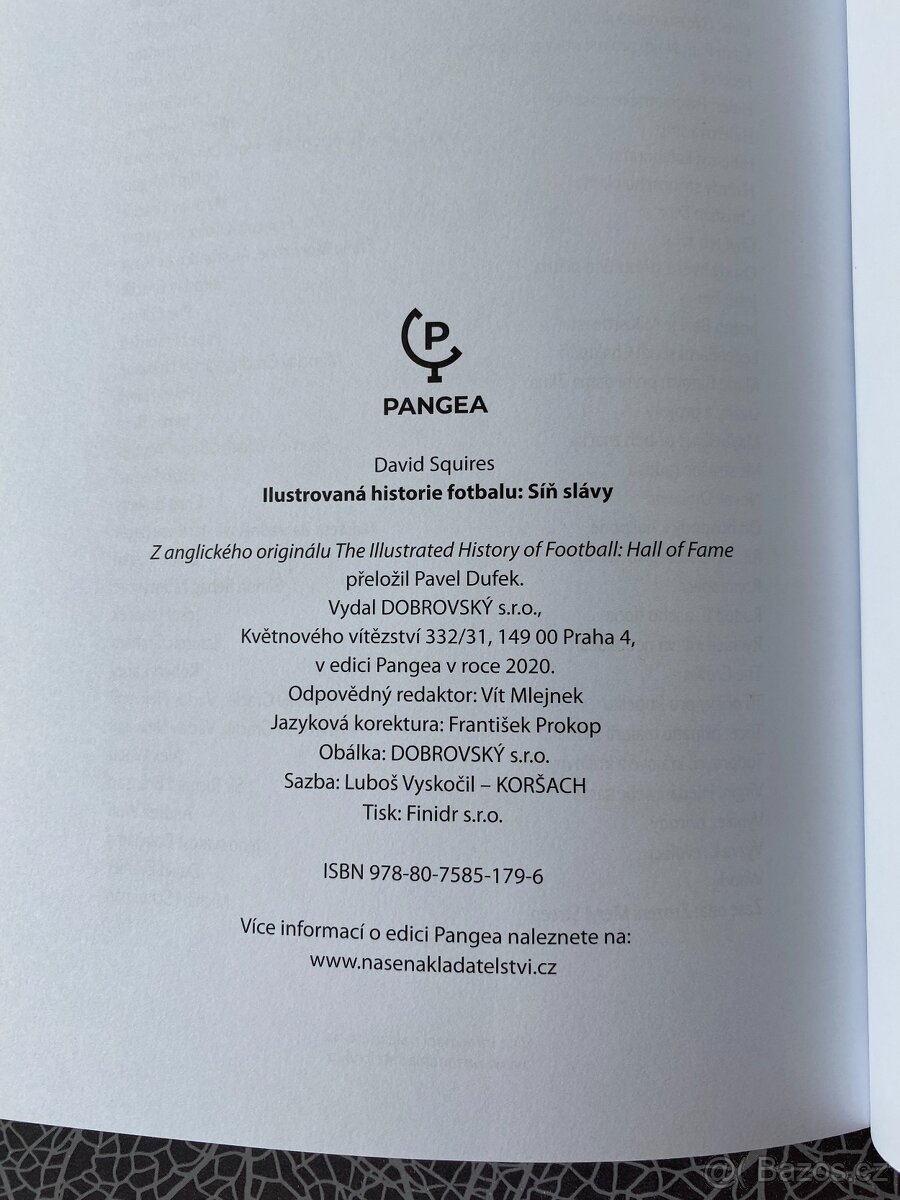Nová kniha Ilustrovaná historie fotbalu: Síň slávy - 12