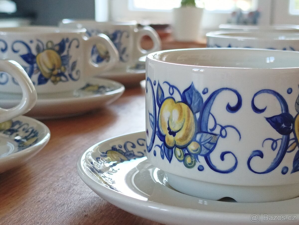 VINTAGE KÁVOVÝ SERVIS VILLEROY A BOCH LUCEMBURSKO - 12