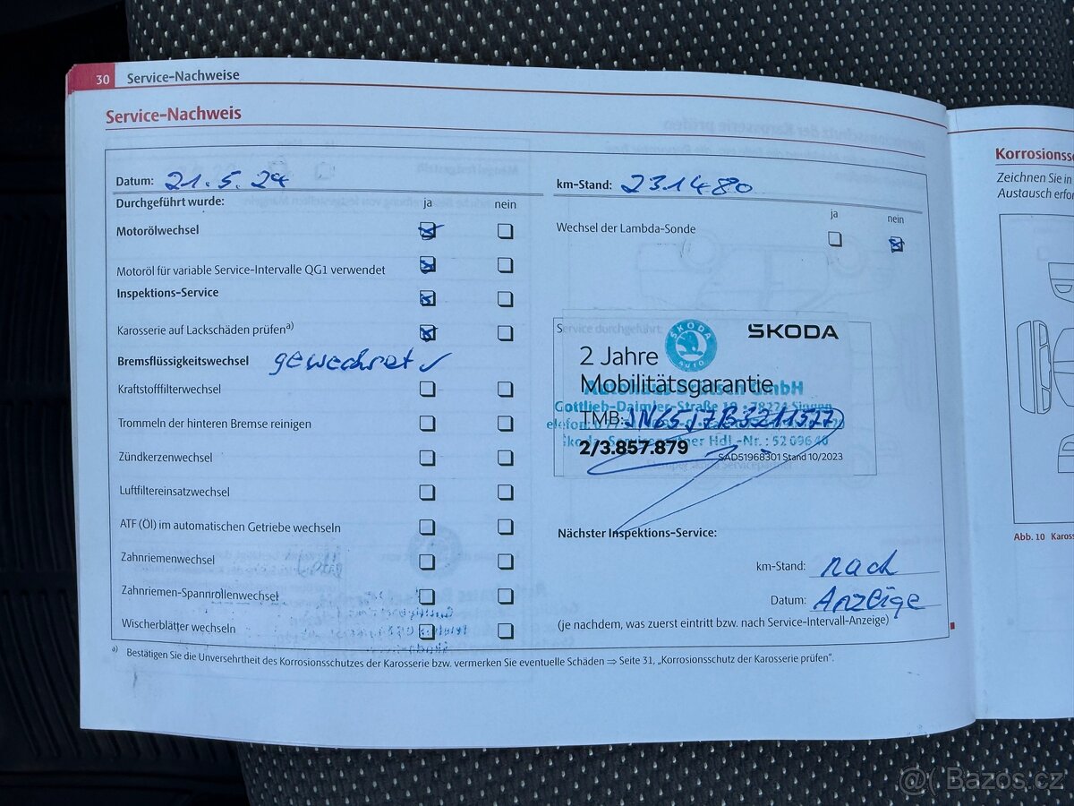 Škoda Fabia II 1.2 TSI 77kW - plná servisní historie - 12