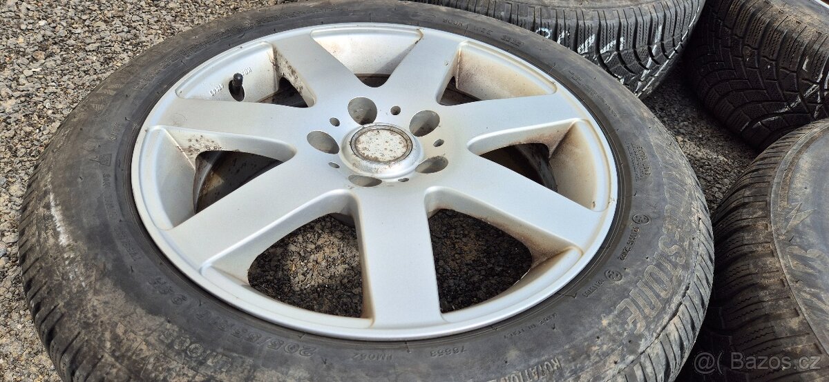 Alu kola Platin 5x112 7x16 ET42 VW Passat B7 205/55r16 - 12