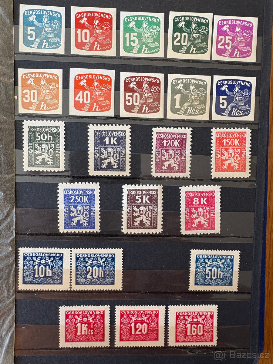 Sbírka známek z období Protektorátu a poválečného ČSR - 12
