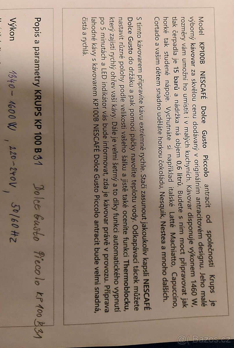 Kávovar na kapsle KRUPS KP10B31 - 12