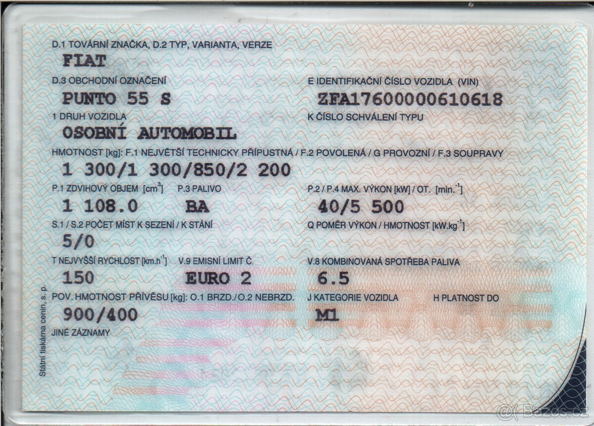Fiat Punto S55 - najeto pouze 30136 km - 12