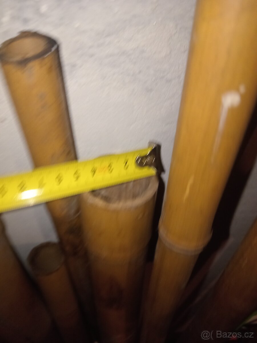 Bambus tyče mix, 1-3m, průměr 3-8cm - 12