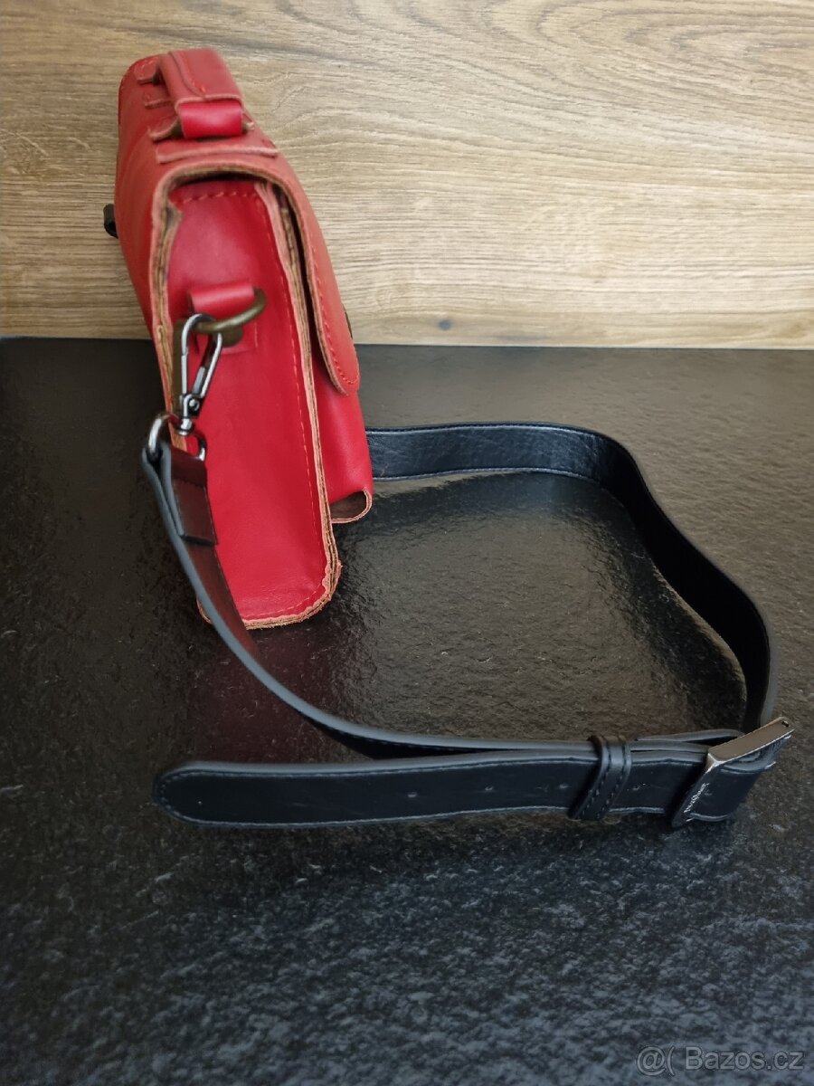 Dámská kožená kabelka - 12