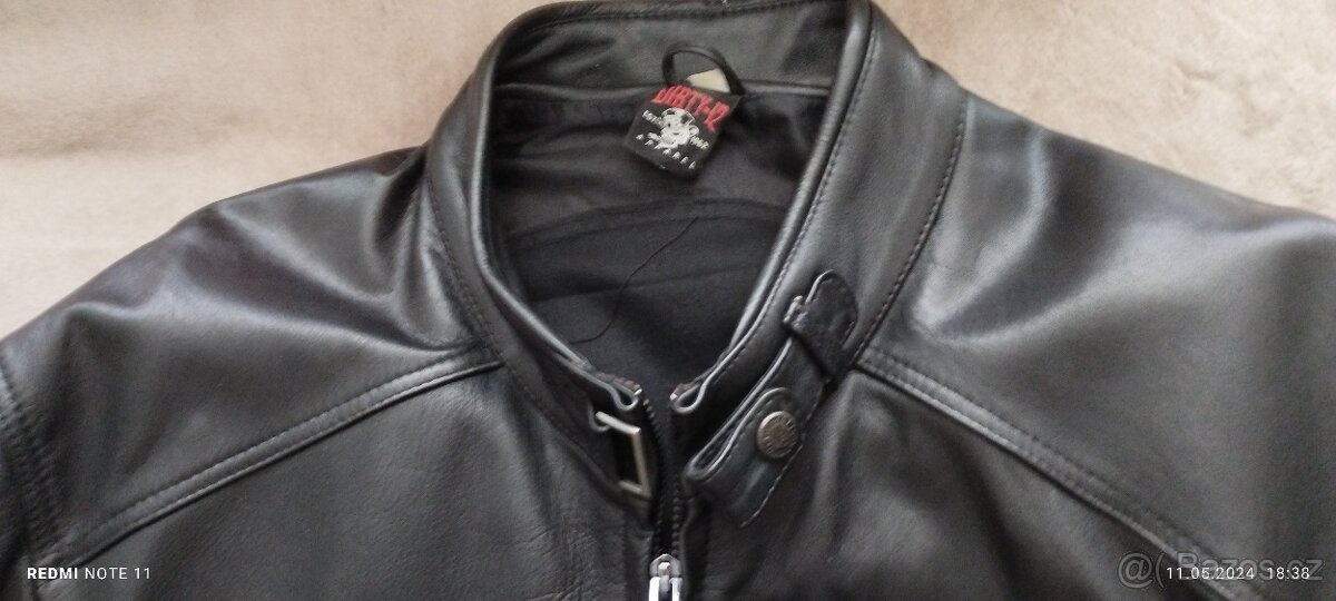 KOŽENÁ BUNDA (HOVĚZÍNA),Černá - 12