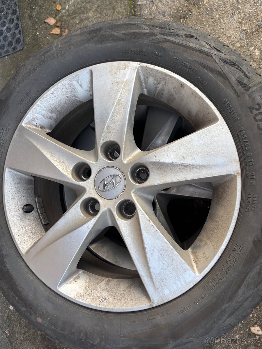 Originální hliníkové disky Hyundai - 12