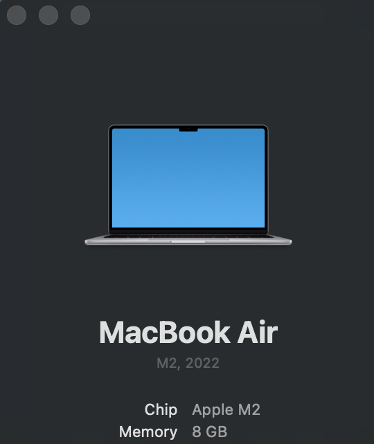 Notebook Apple MacBook Air M2 (2022) 8/512 GB 13.6" - 12