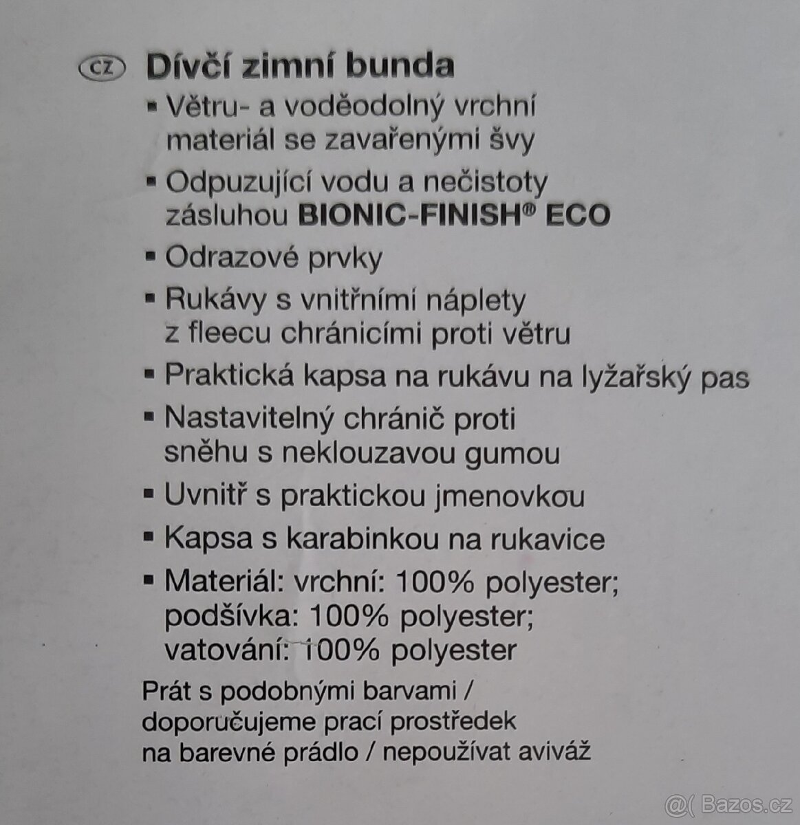 Dívčí zimní bunda o vel.146/152 - 12