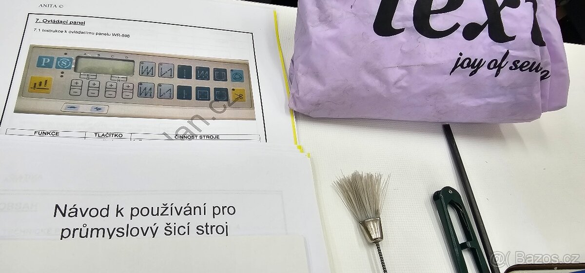 šicí stroj -nový TEXI SILENCE MATIC DRY NF - 12