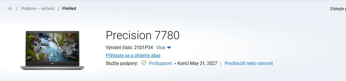 Dell PRECISION 7780 NBD 2027 i7 32 GB ram 17.3" - 12