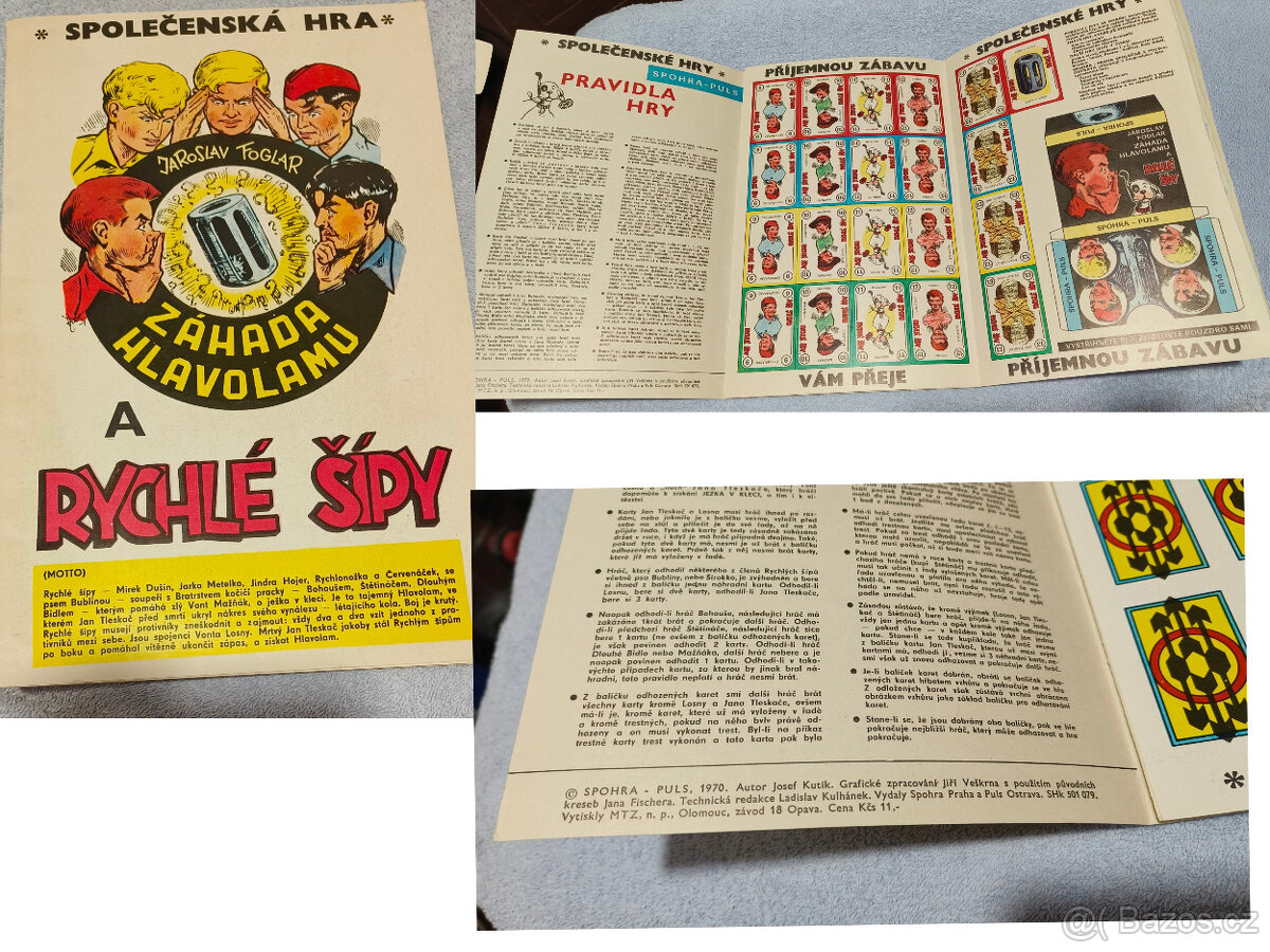 Rychlé Šípy , J.Foglar,Fischer,Čermák;Zlaté údolí;Hra - 12