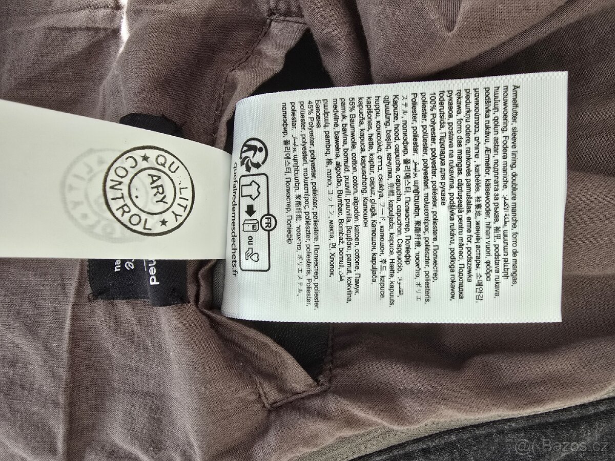 Dámský kožený kabát vel. XL - 12