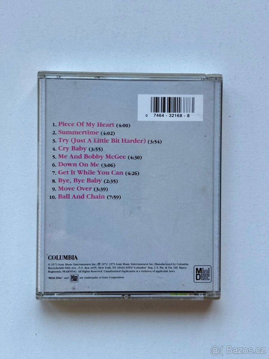 4 ks - Originální hudební MiniDisc - 12