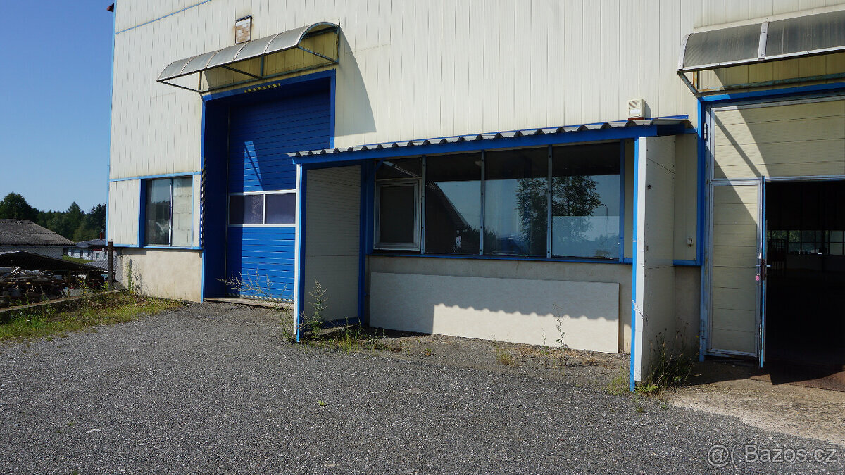 výrobní hala 600m2, skladovací prostor - 12