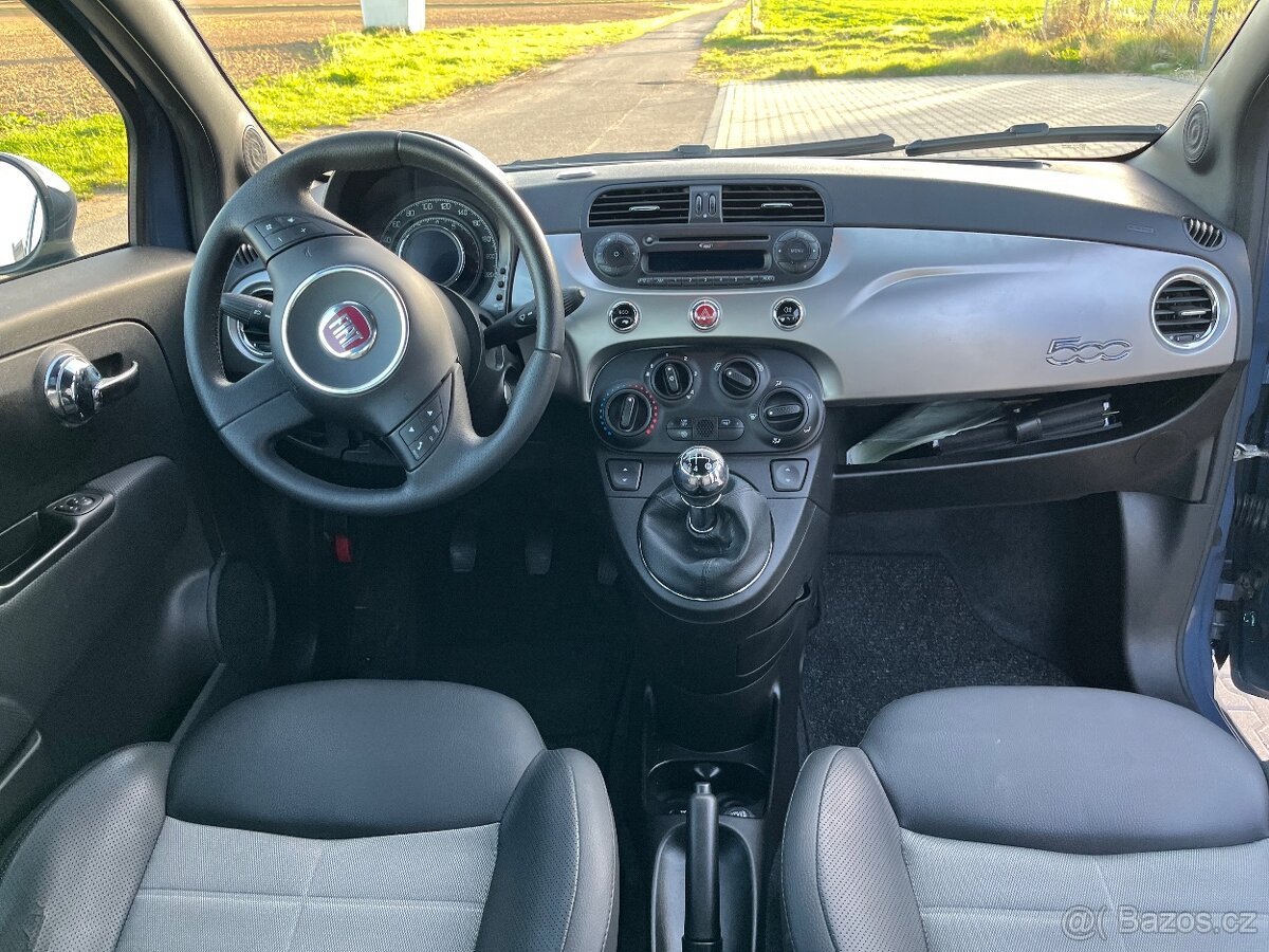 Fiat 500 0,9T 63kw rok 2012 super stav - 12