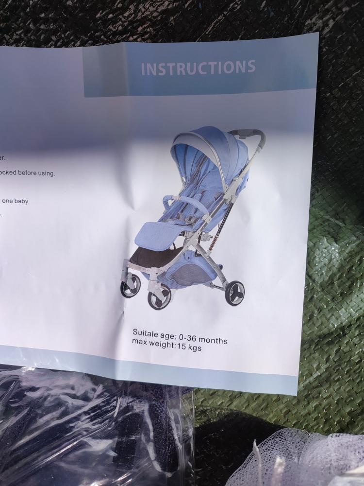 Nový sportovní kočárek (šedo-zelený) - 12