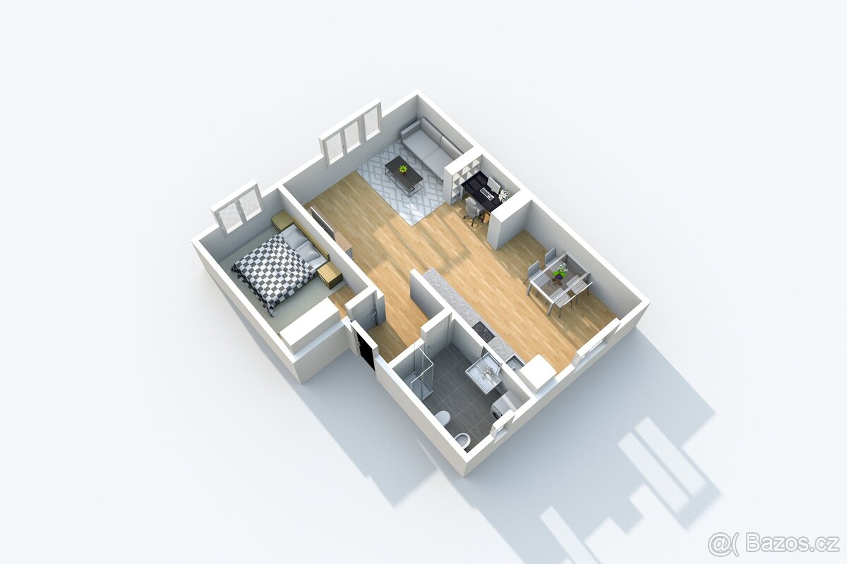 Prodej byty 2+1, 55 m² - Ústí nad Labem - Klíše, ev.č. 00726 - 12