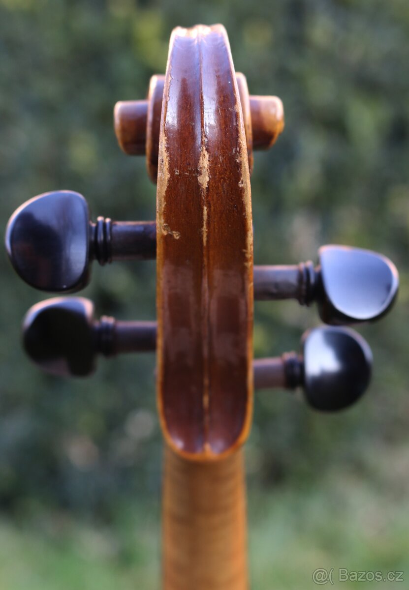 S dobrým zvukem staré celé 4/4 housle - 12