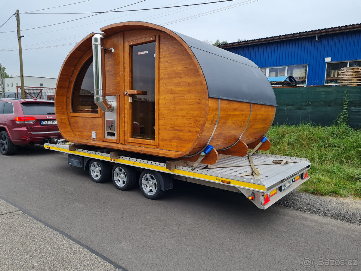 Oválná sauna s odpočívárnou - 12