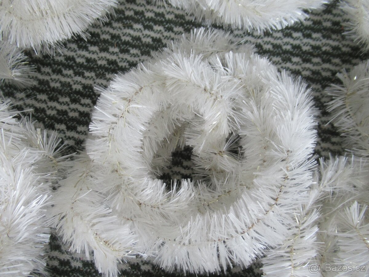 vánoční ozdoby a řetězy na vánoční stromeček RETRO - 12