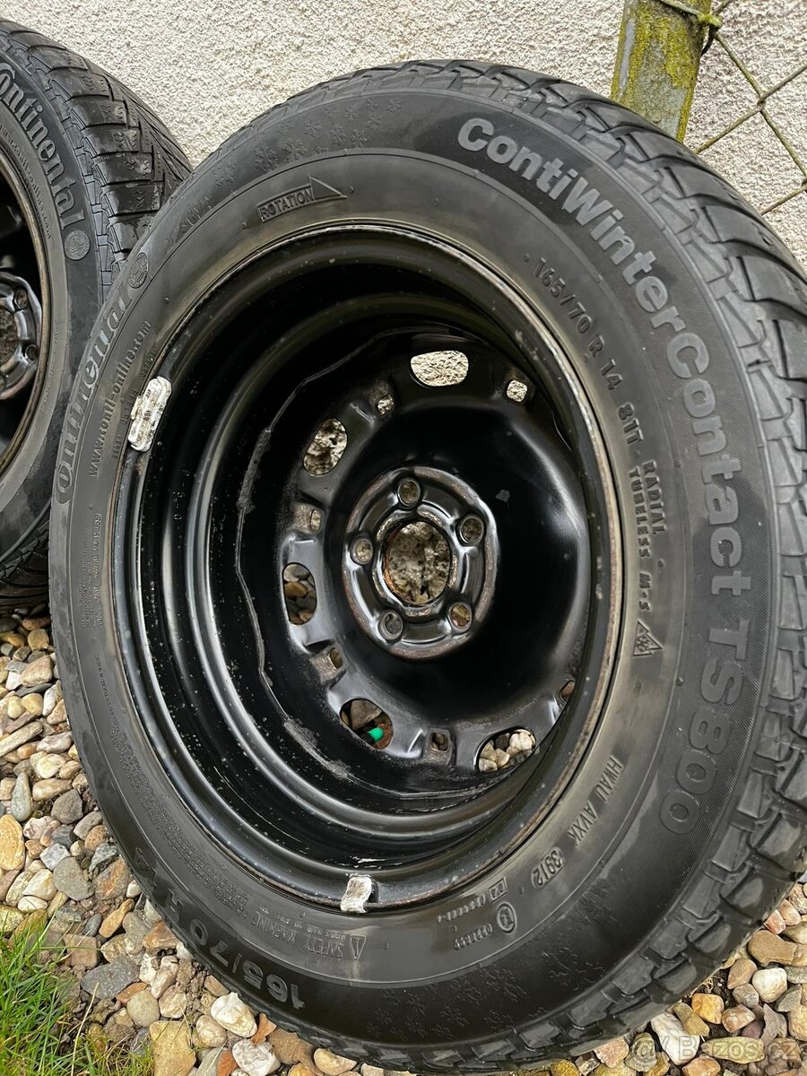 Plechové disky 5x100 - 12