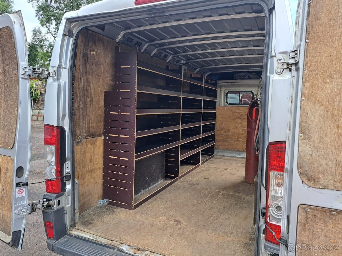 Regály,vestavba do Dodávky,ducato,jumper,crafter,CNC výroba - 12