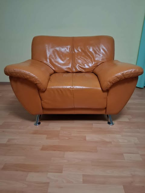 Sedací souprava kožená 4 dílná - 12