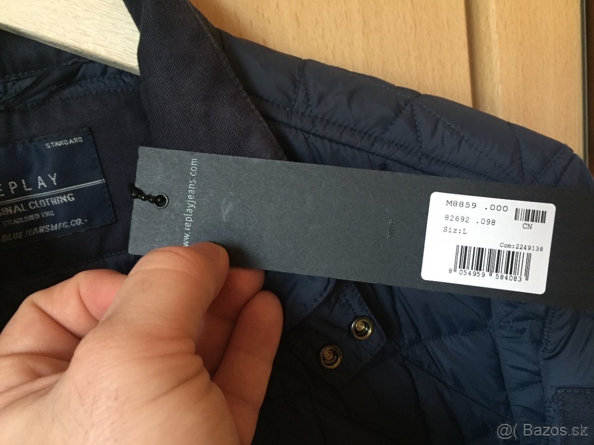 panska bunda REPLAY velkost L modra. - 12