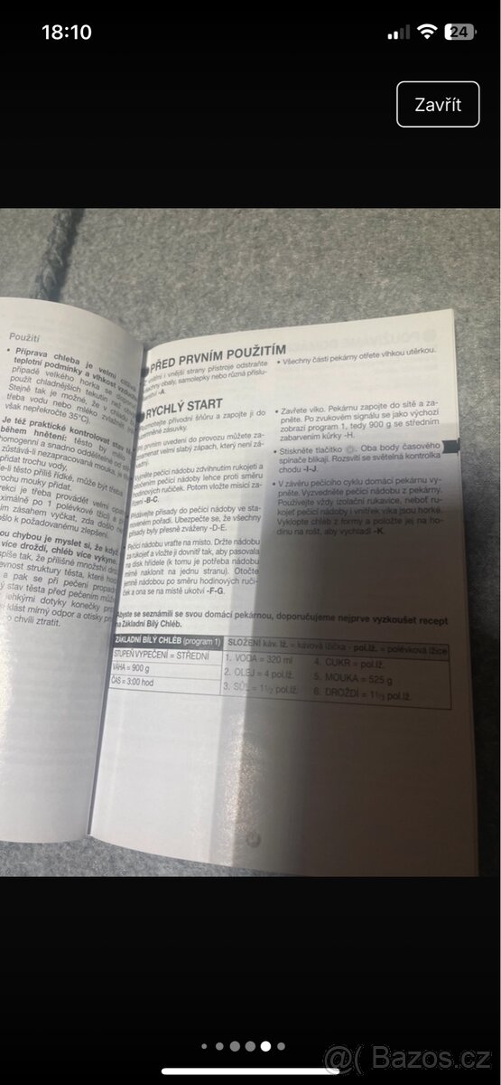 Domácí pekárna na chleba - 12