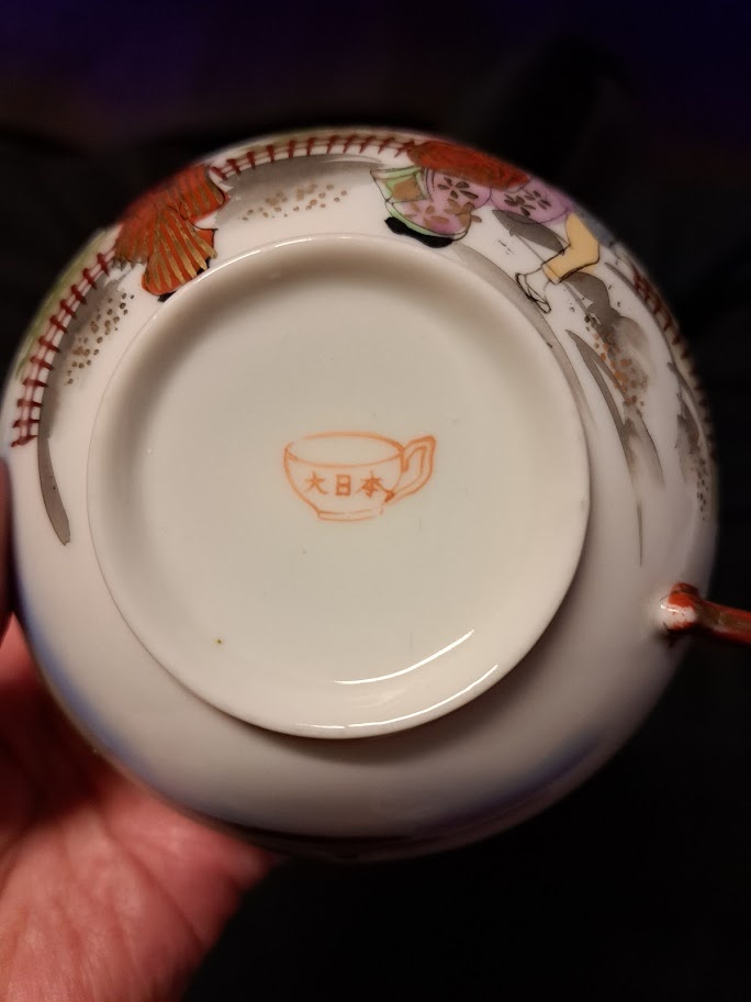 starožitné čajové soupravy - 12