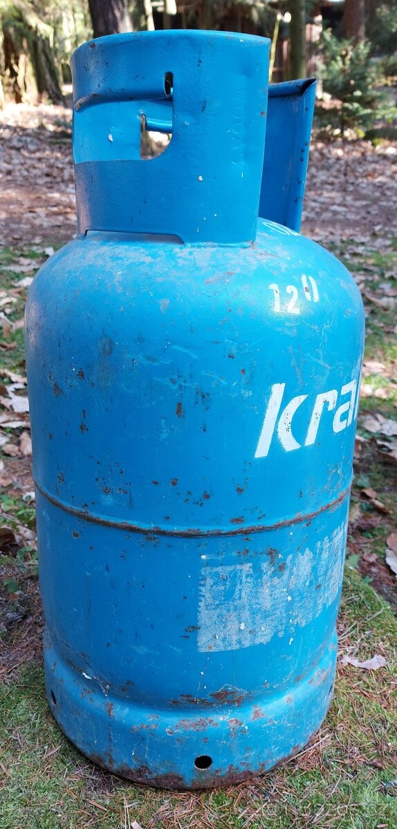 2x propanbutan lahev, 10kg - 12