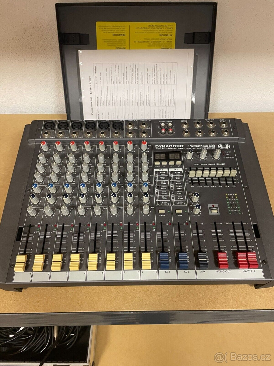 Zvukový systém DYNACORD - 2 reproduktory, basový reproduktor - 12